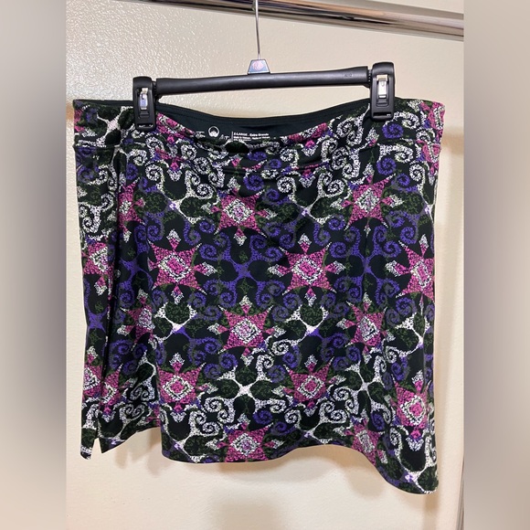 Colorful Patterned Skort - Picture 1 of 4